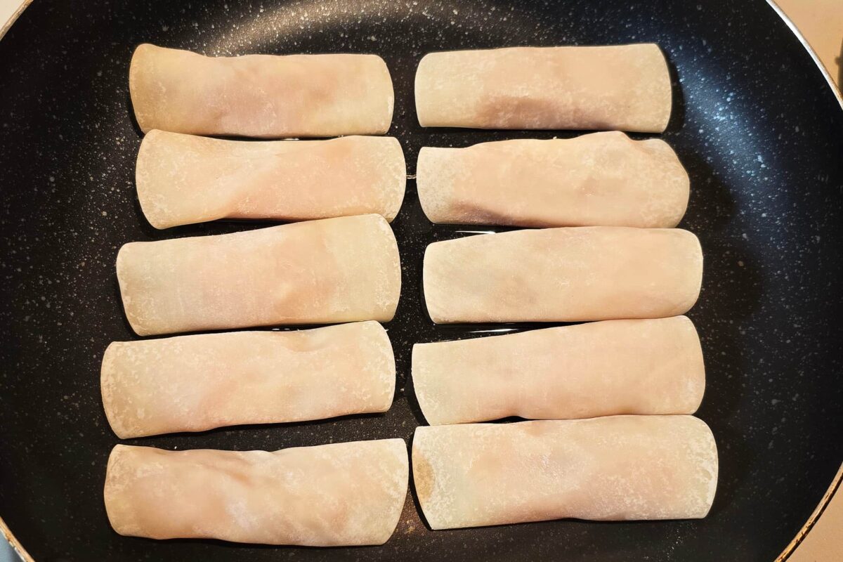 鶏胸肉の包み焼き・並べる