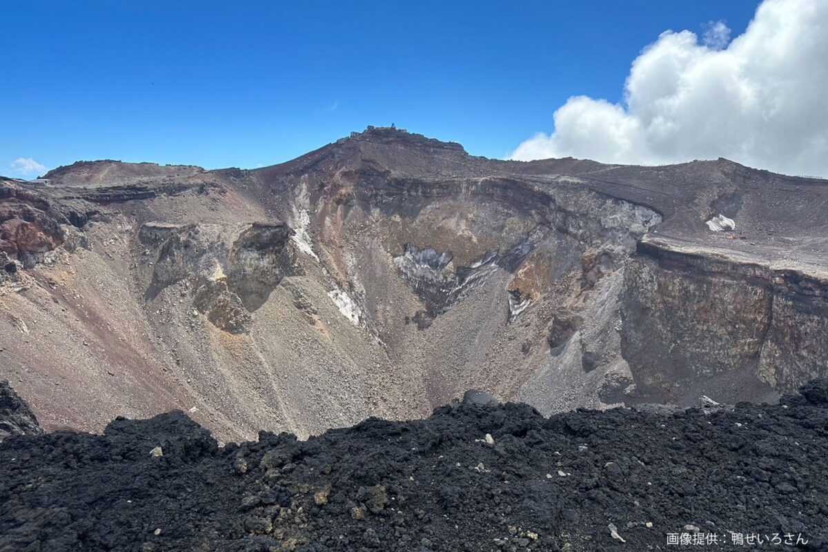 富士山の頂上