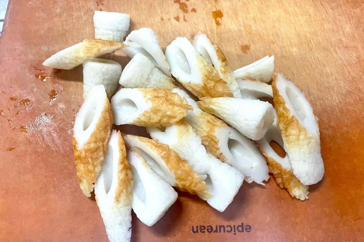 大葉ちくわ和え