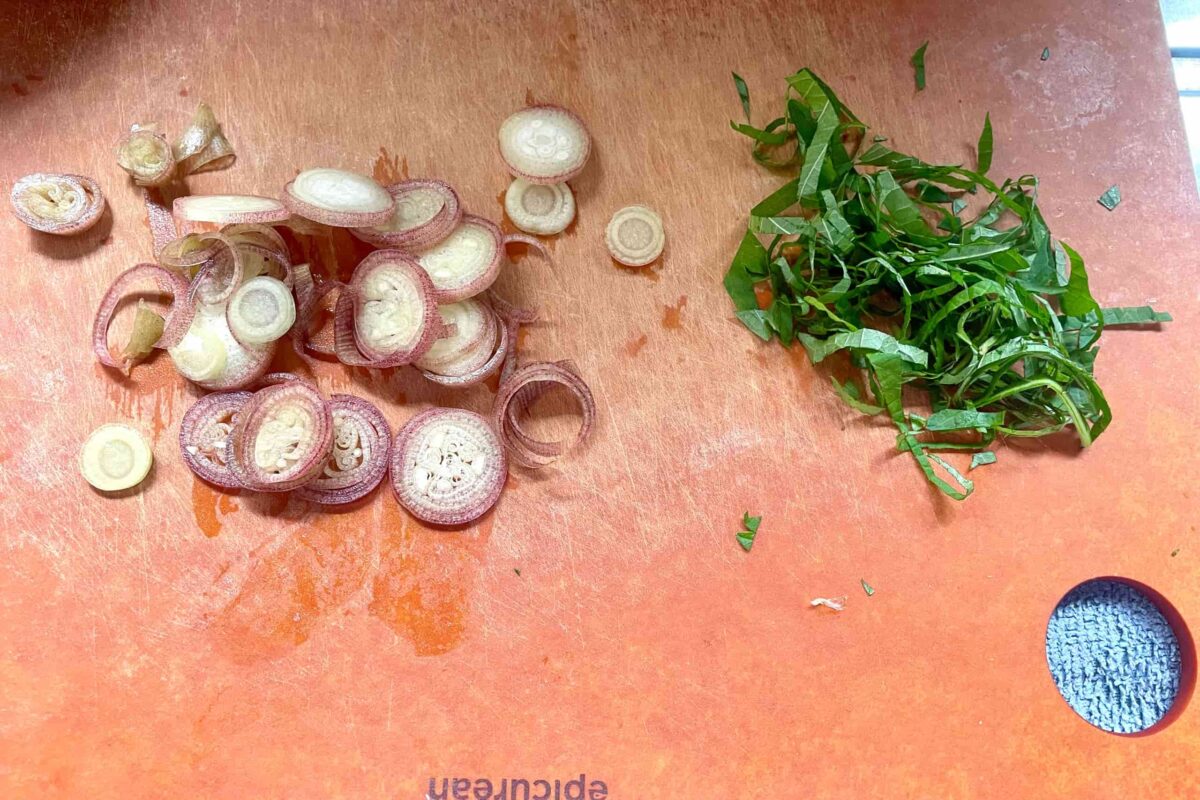 冷製薬味パスタ