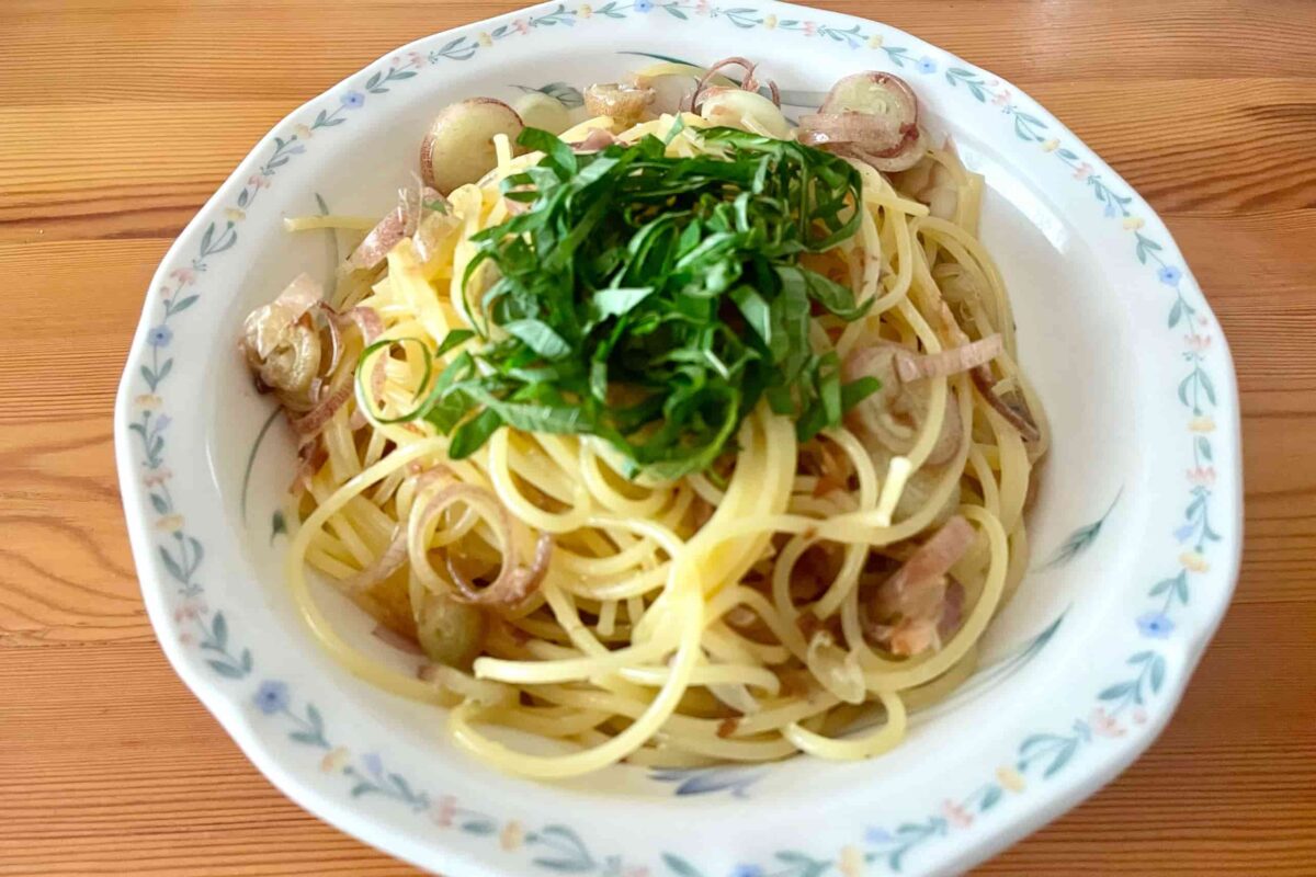 冷製薬味パスタ