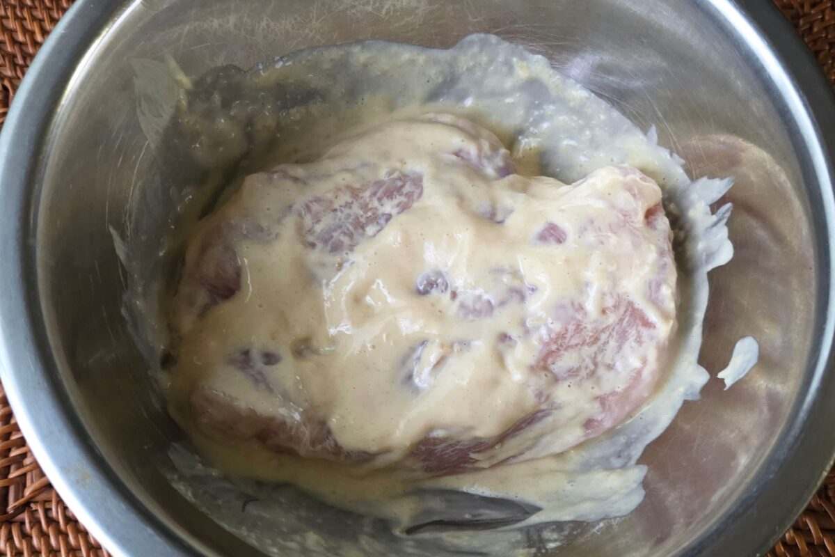 手作りサラダチキン・漬ける