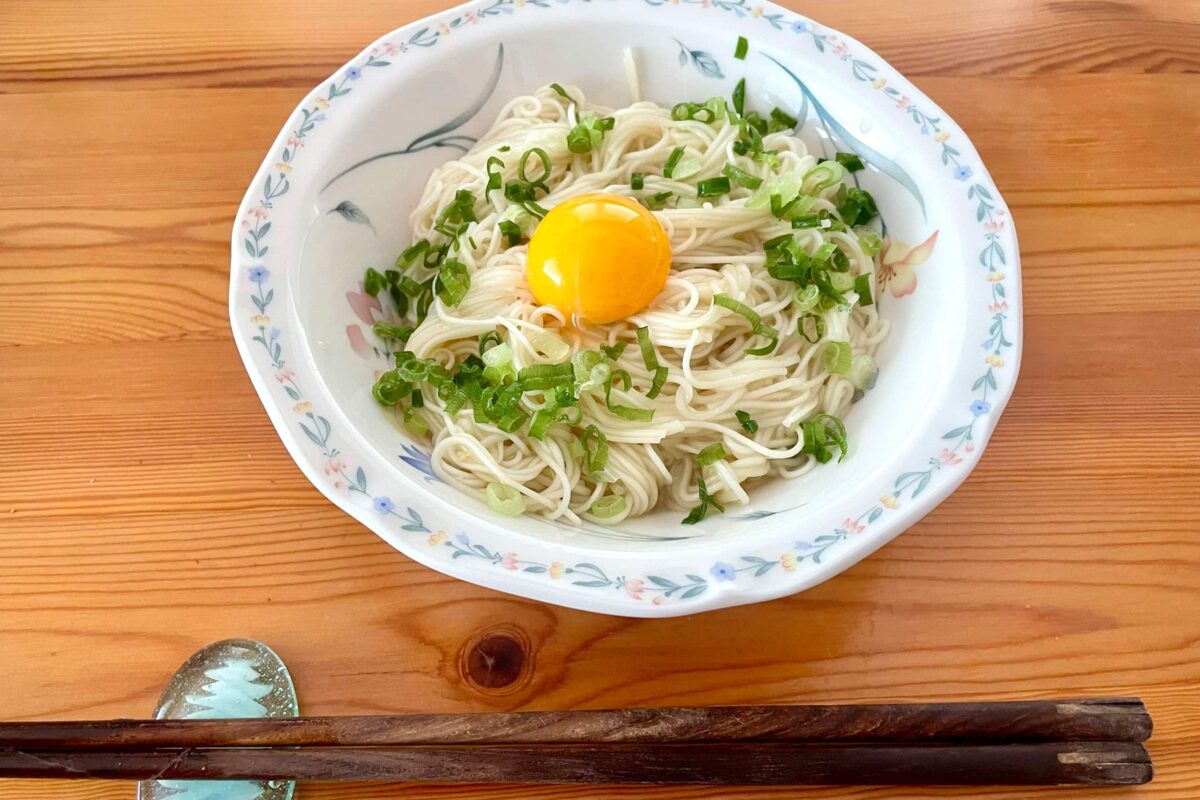 塩わさびそうめん