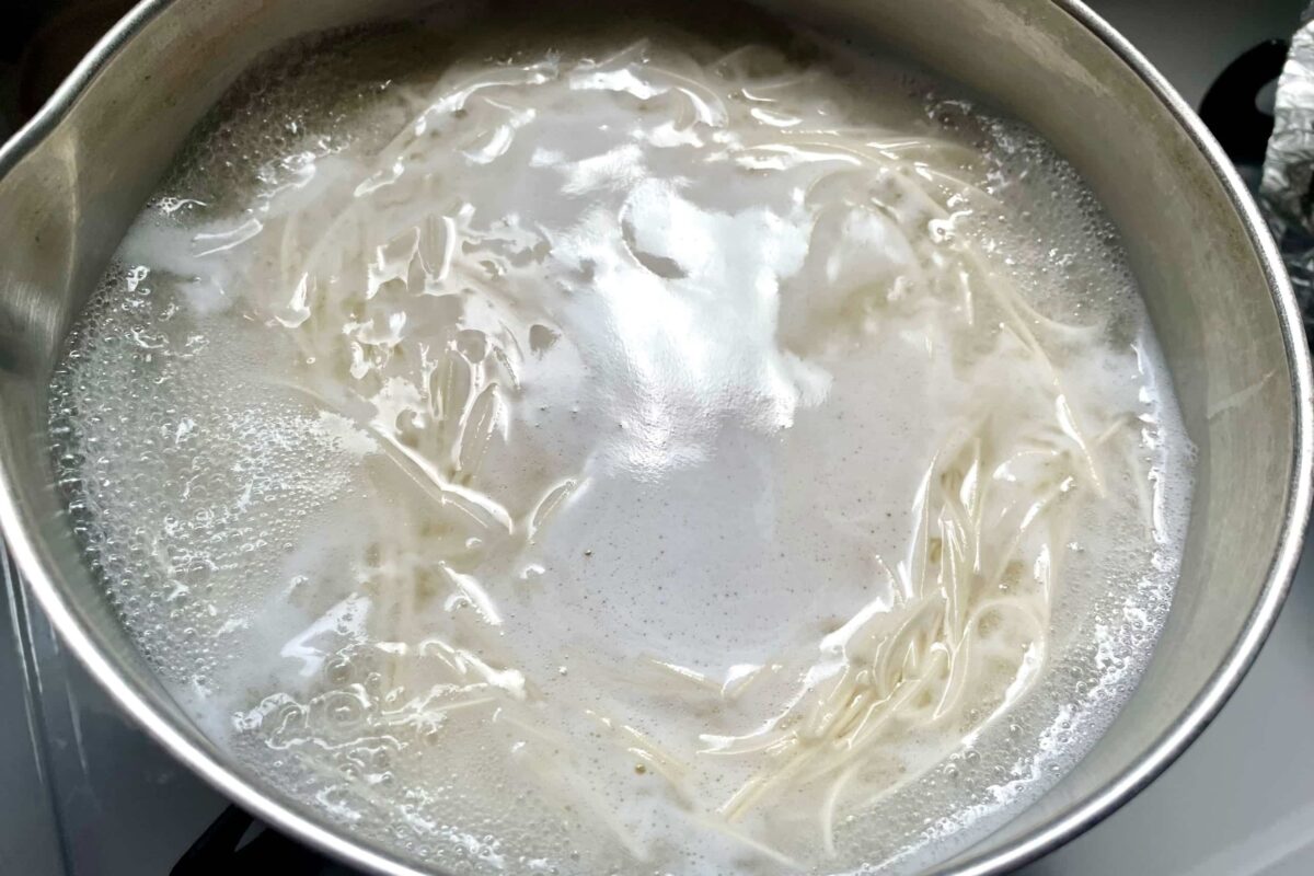 ツナときゅうりのスープそうめん