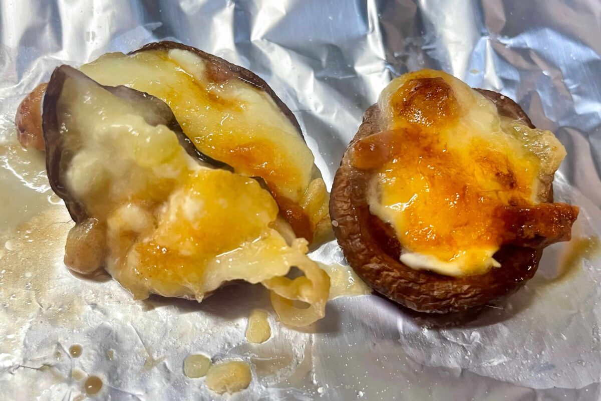 しいたけのマヨチーズ焼き