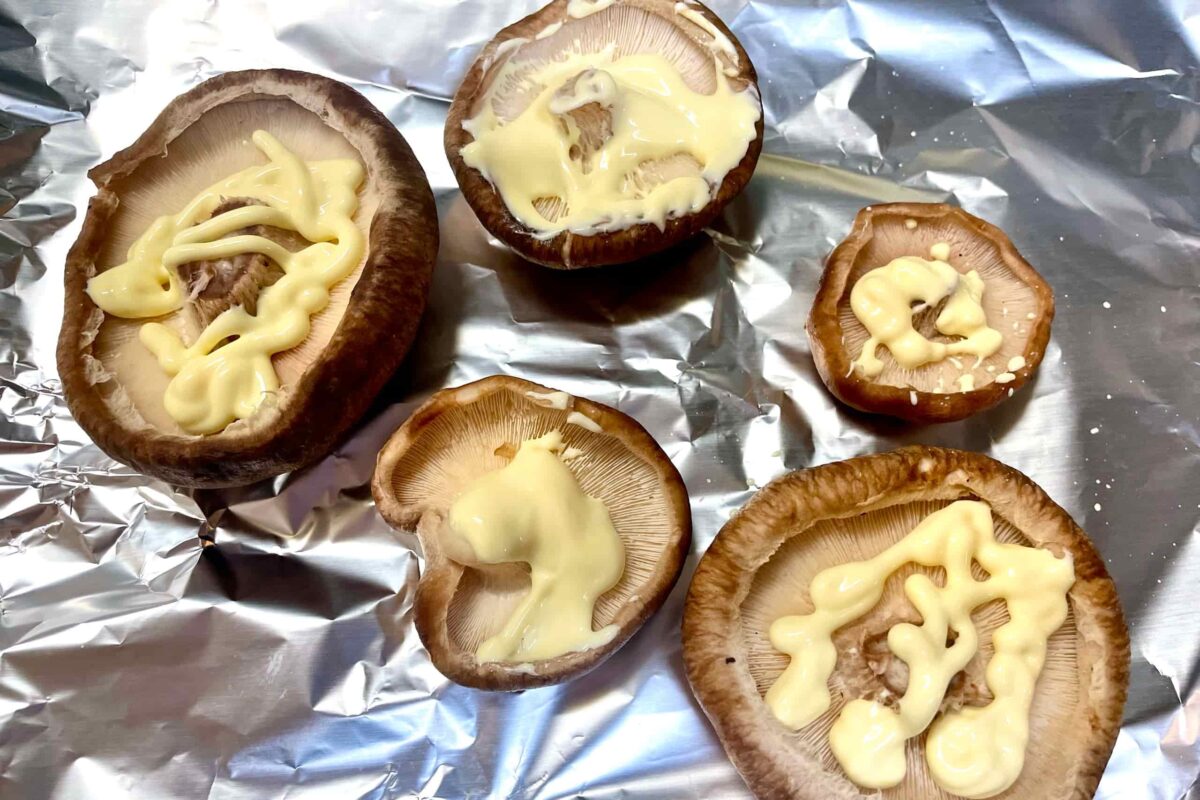 しいたけのマヨチーズ焼き