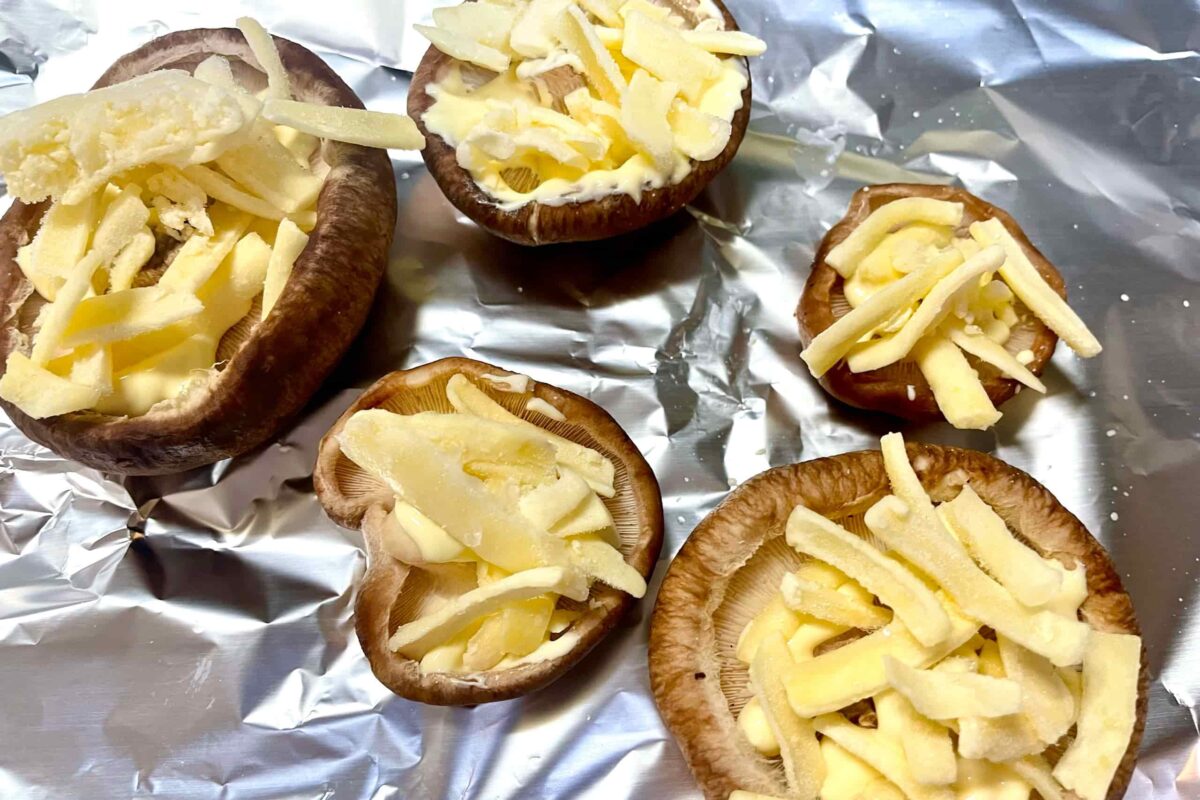 しいたけのマヨチーズ焼き