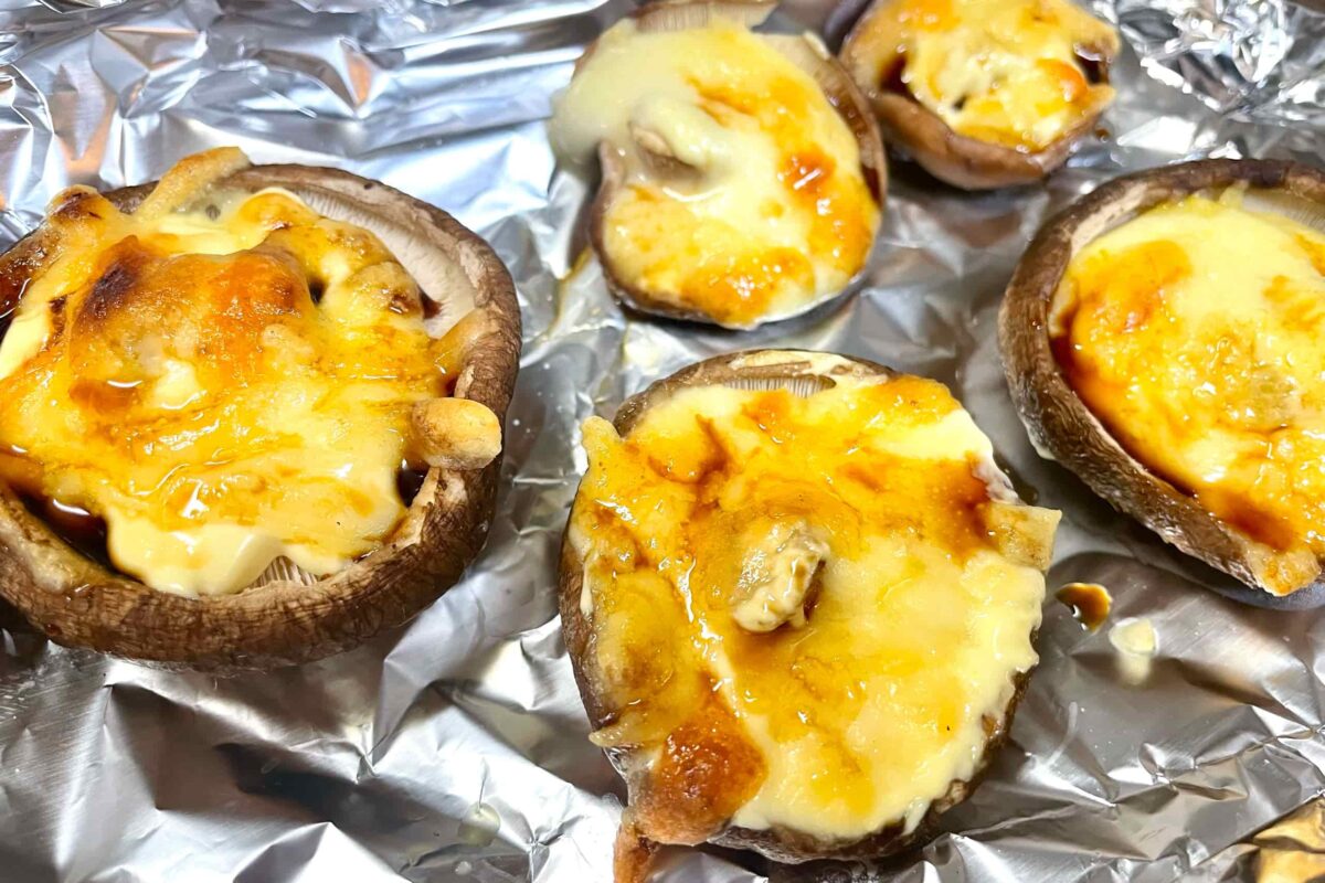 しいたけのマヨチーズ焼き