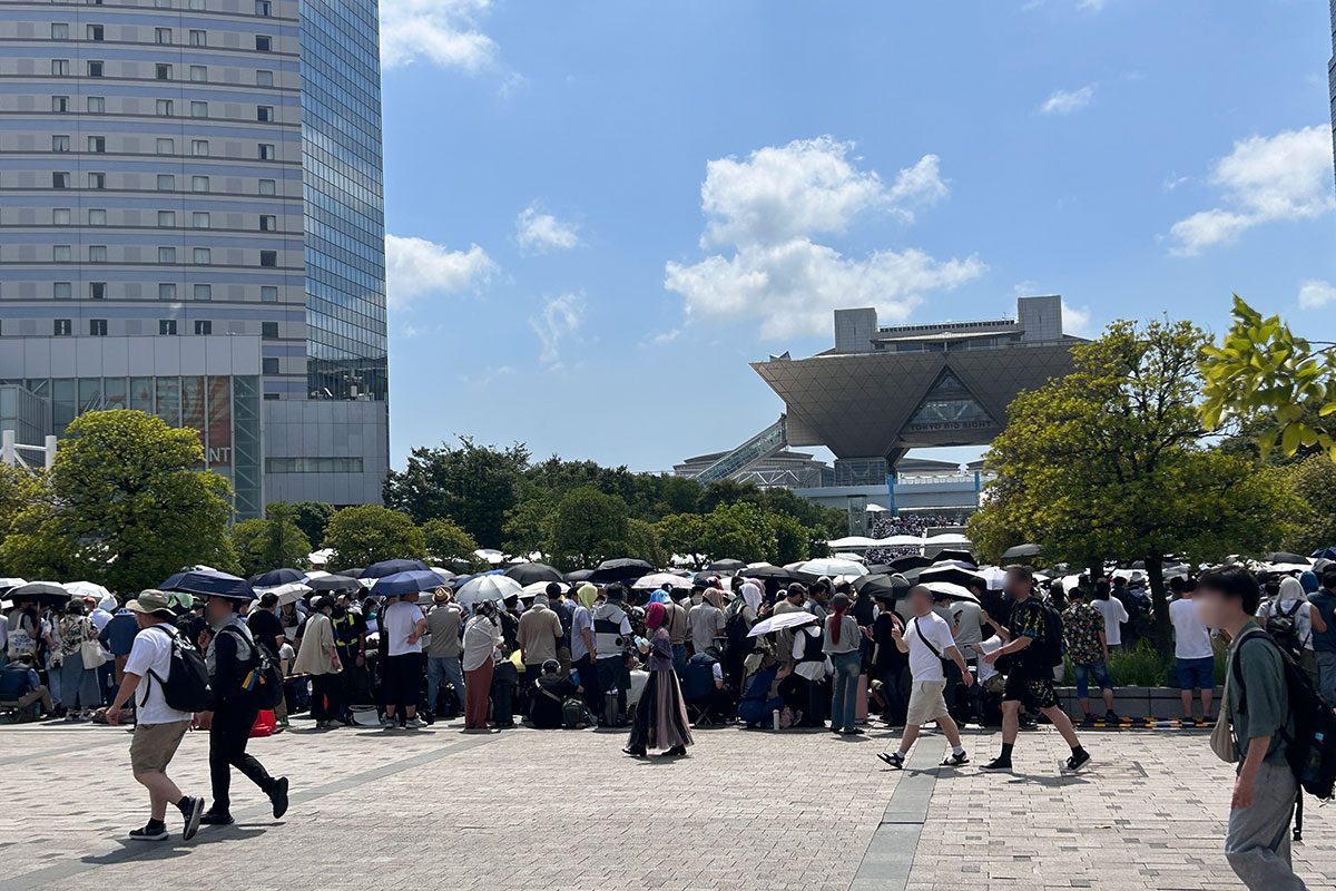 コミックマーケットの大行列