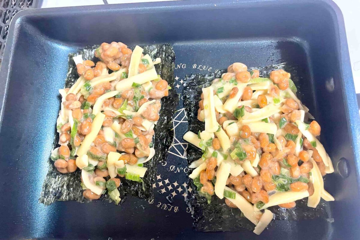 ねぎ納豆チーズ焼き