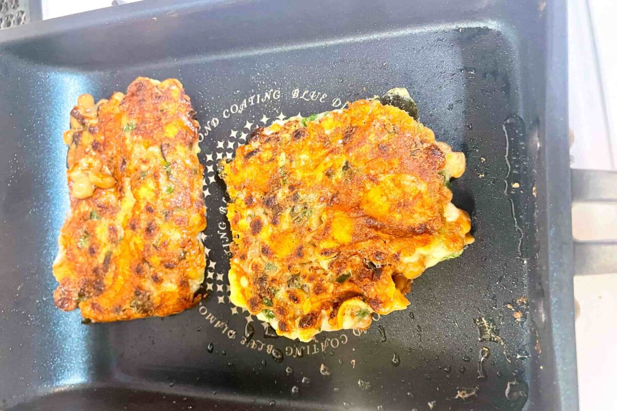 ねぎ納豆チーズ焼き