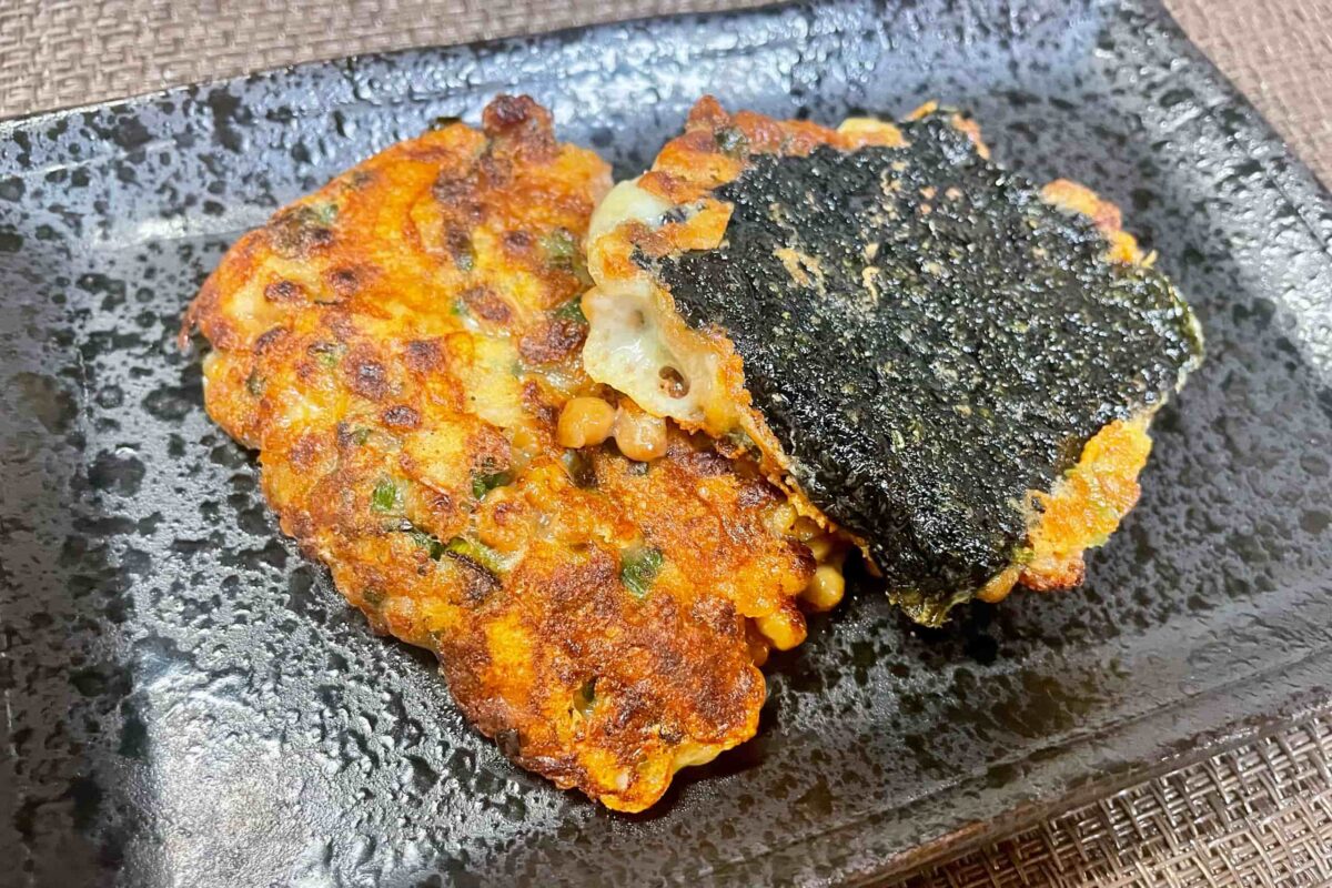 ねぎ納豆チーズ焼き