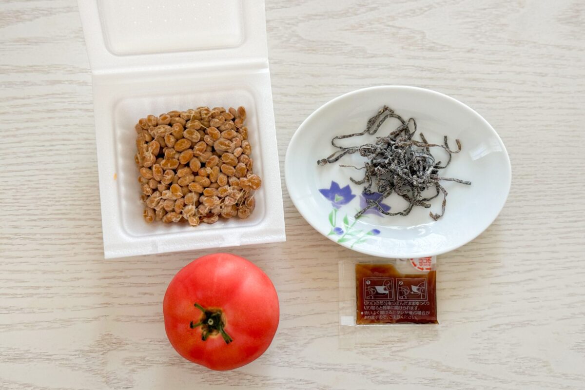 トマト納豆