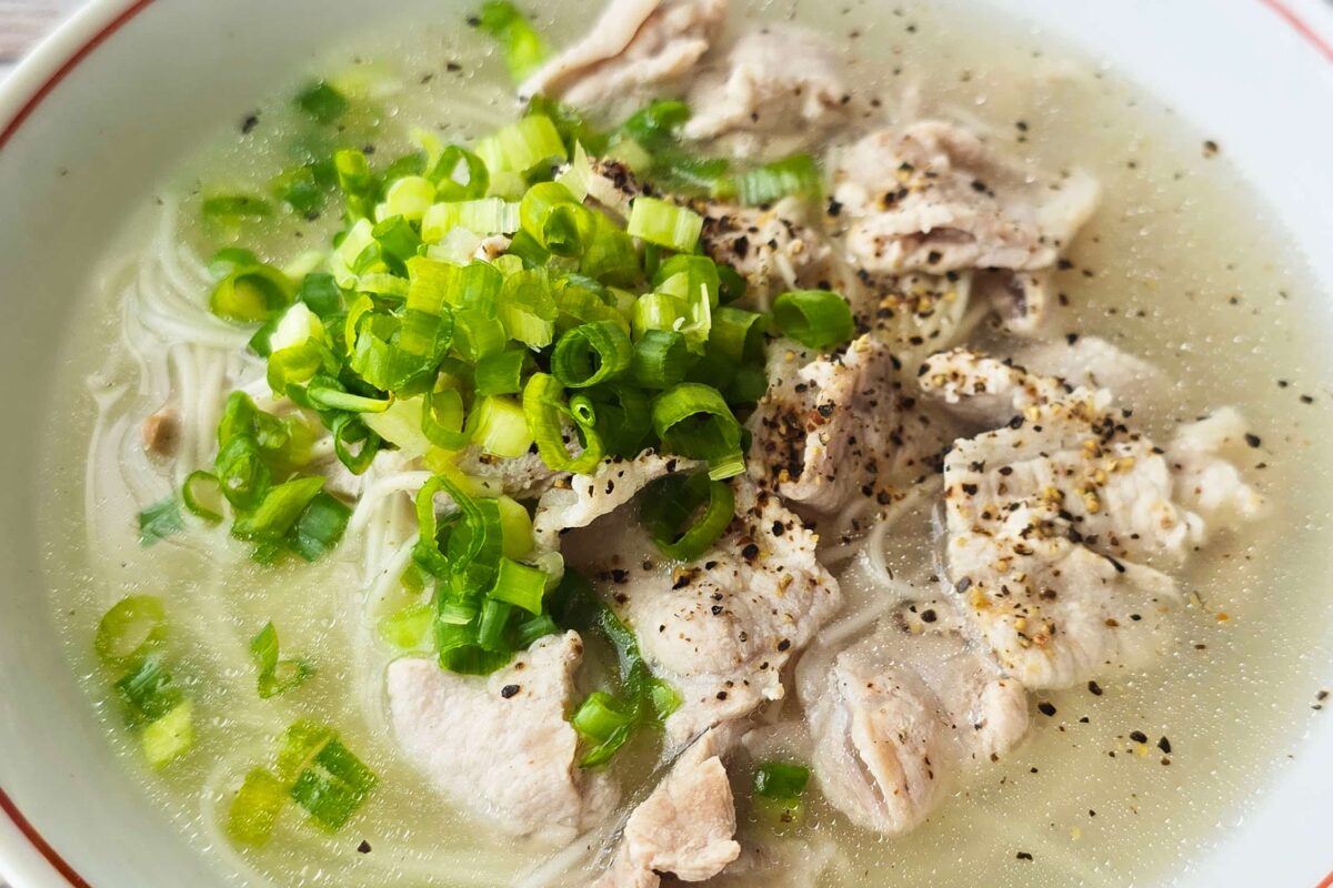 豚ネギ塩そうめん