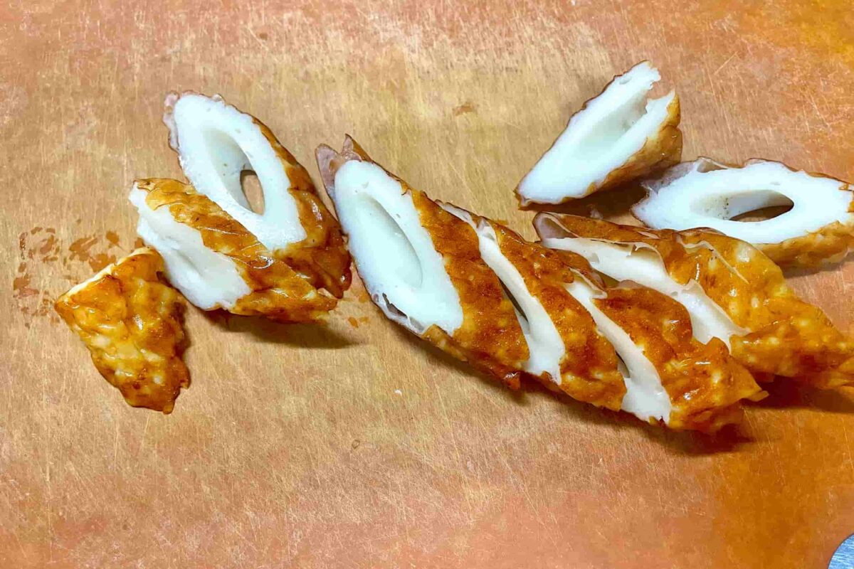 ちくわの青のり炒め