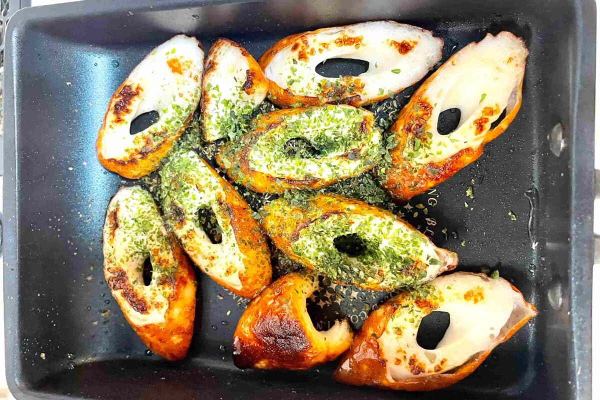 ちくわの青のり炒め