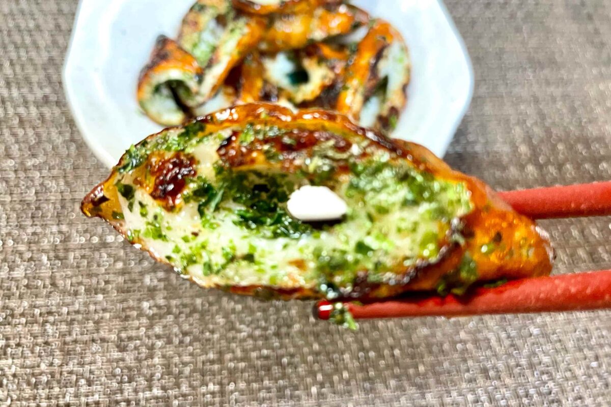 ちくわの青のり炒め