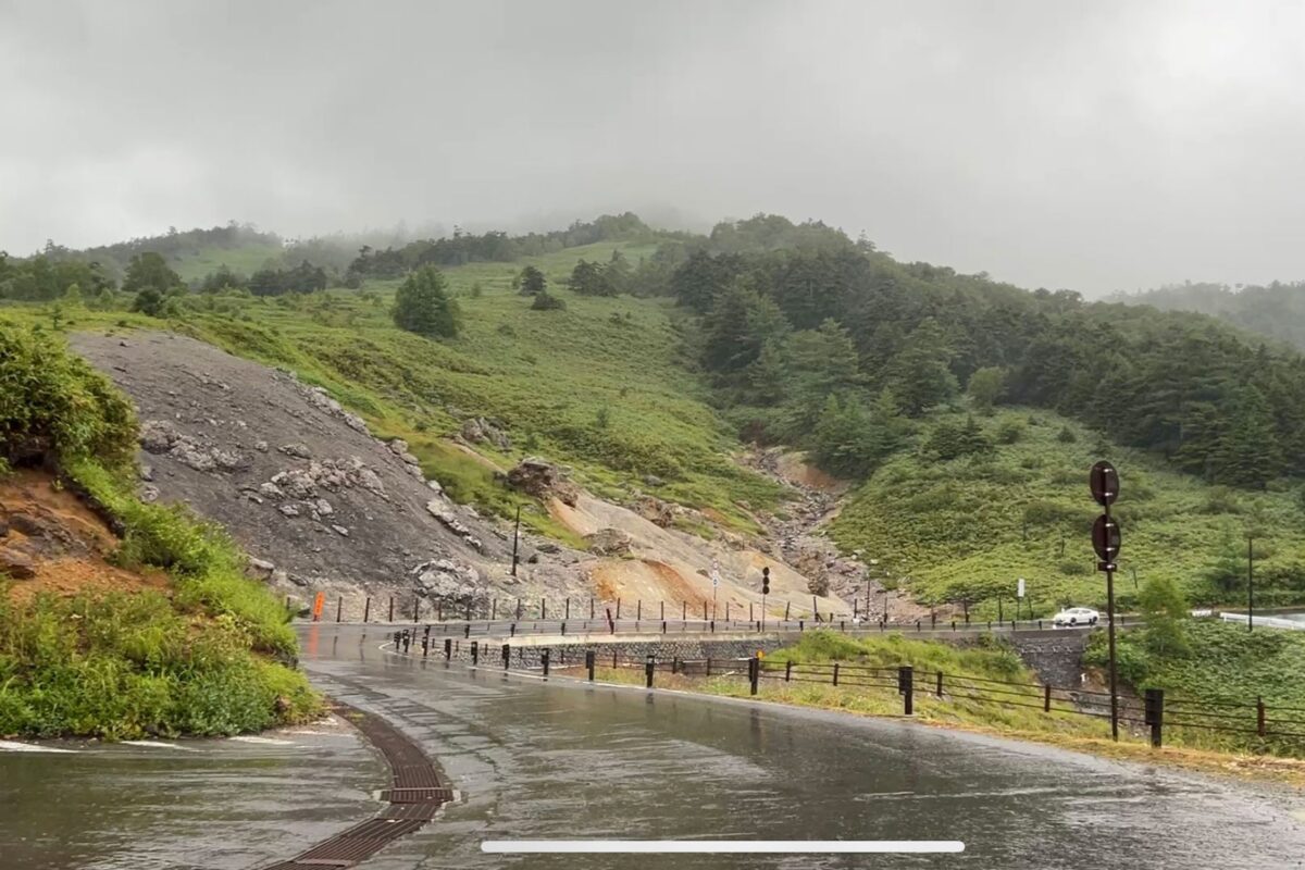 群馬県道466号・嬬恋村付近