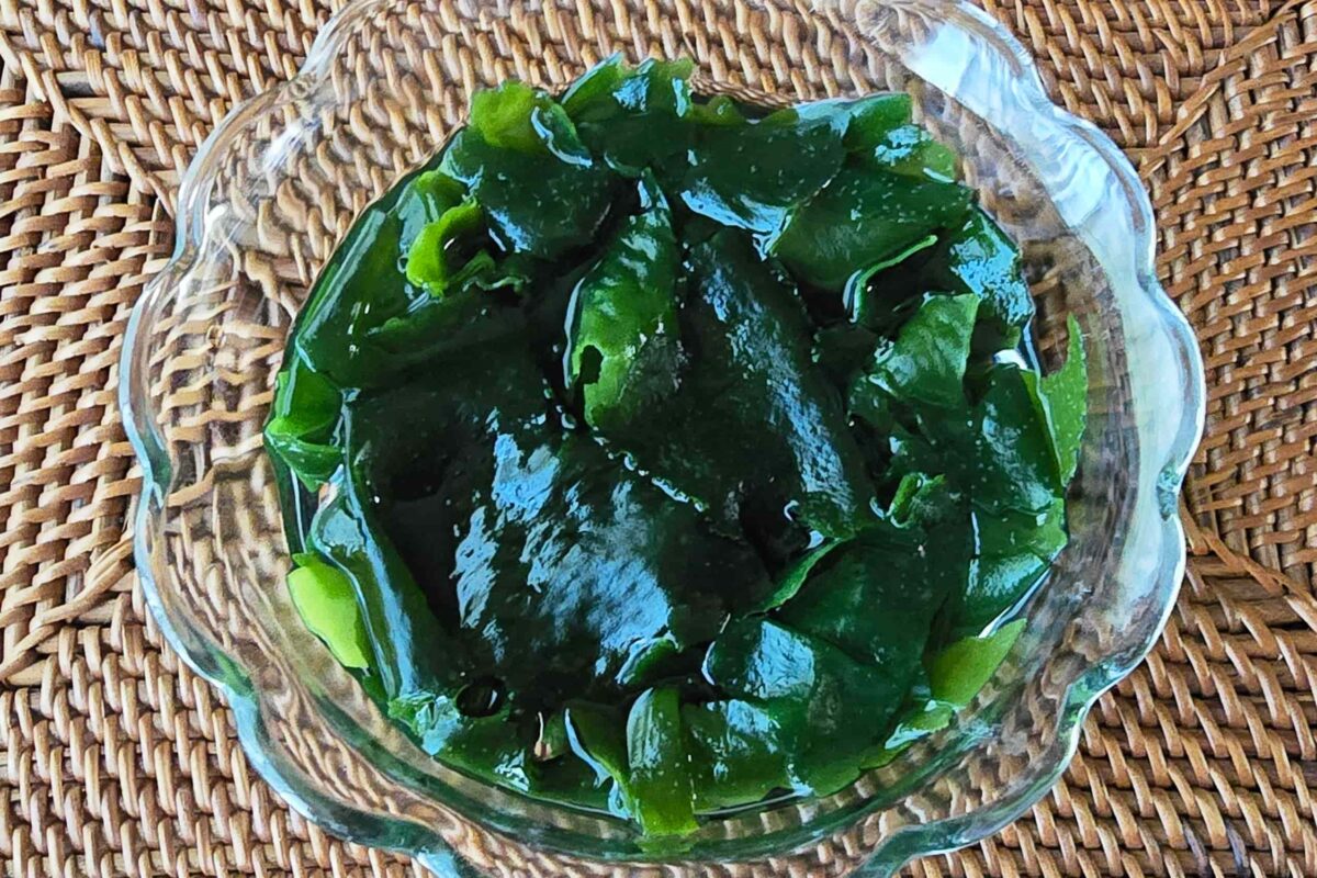 わかめにゅうめん・戻す