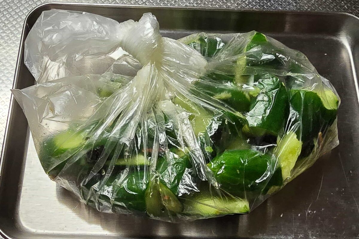 きゅうり漬け・漬ける