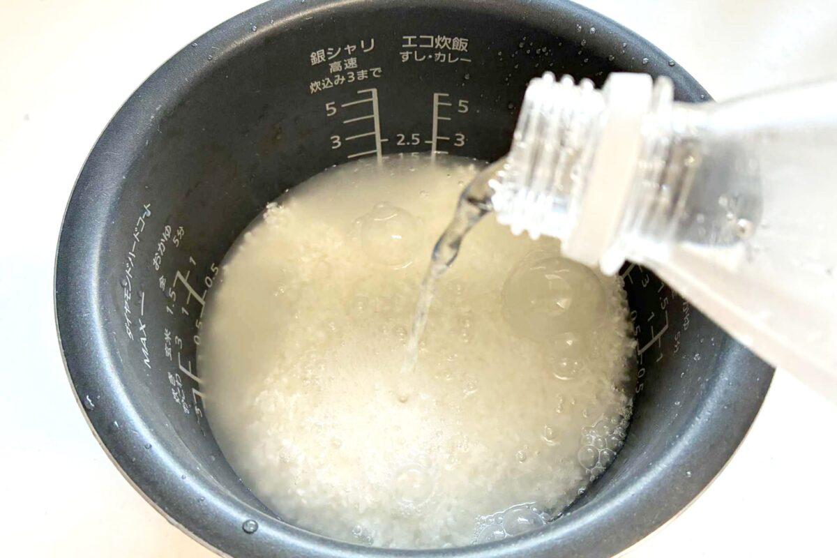 炊飯・炭酸水・ごはん