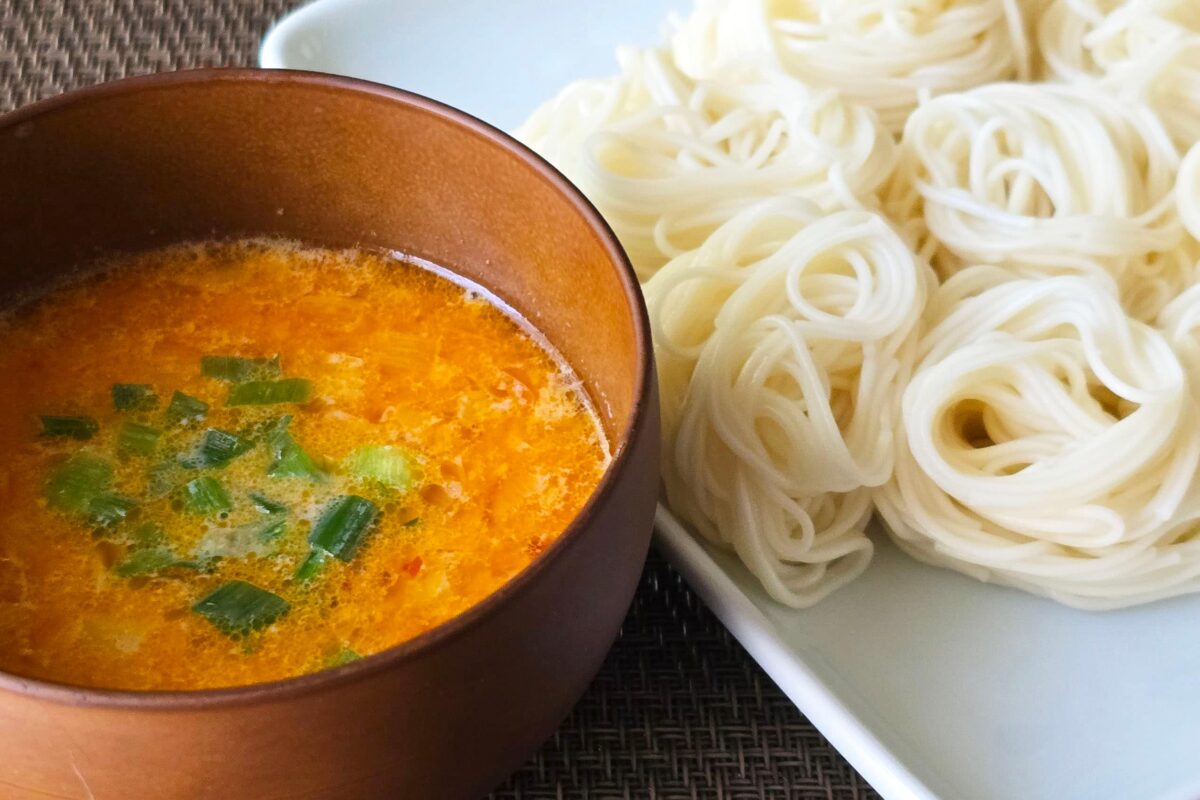 坦々つけそうめん