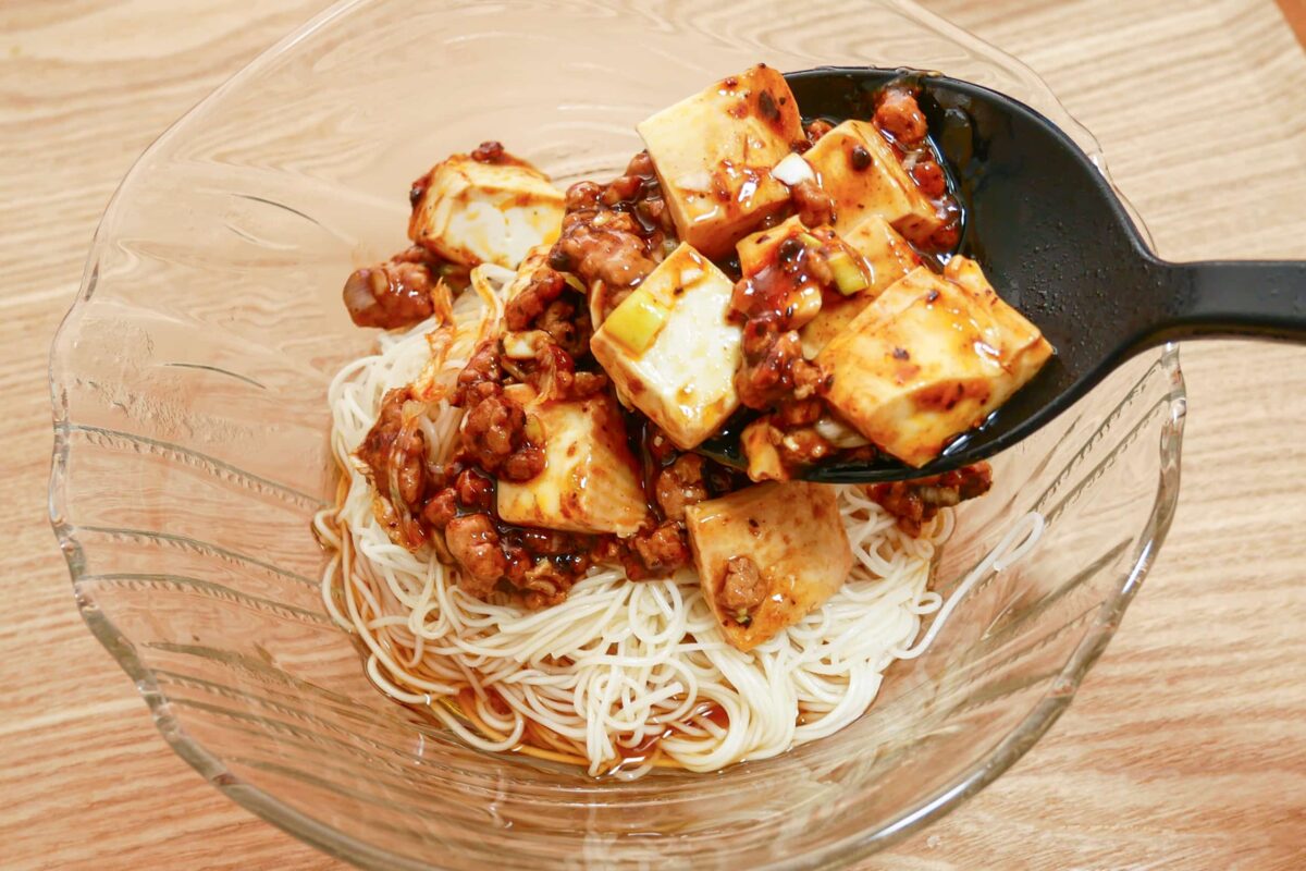 マーボーそうめん