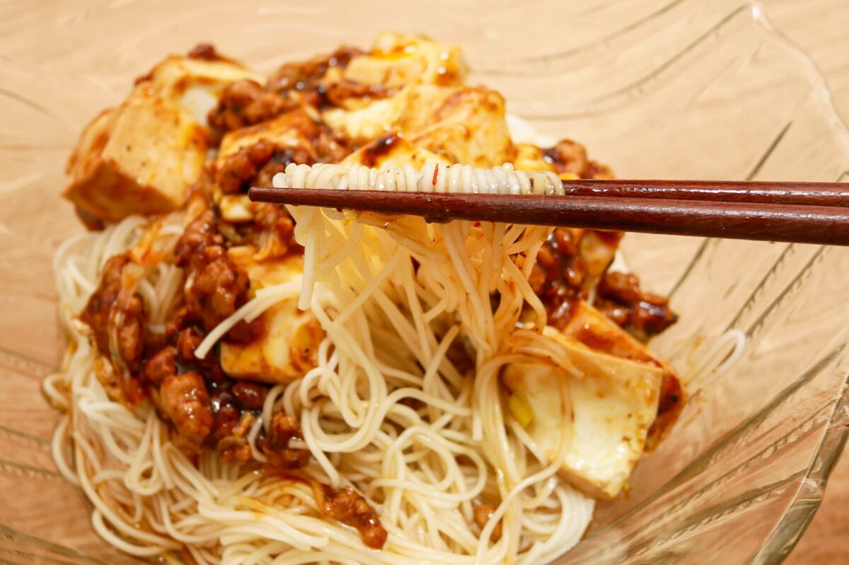 マーボーそうめん