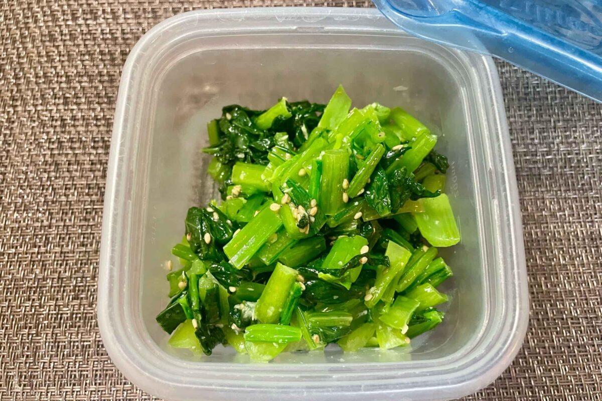 小松菜のわさび漬け