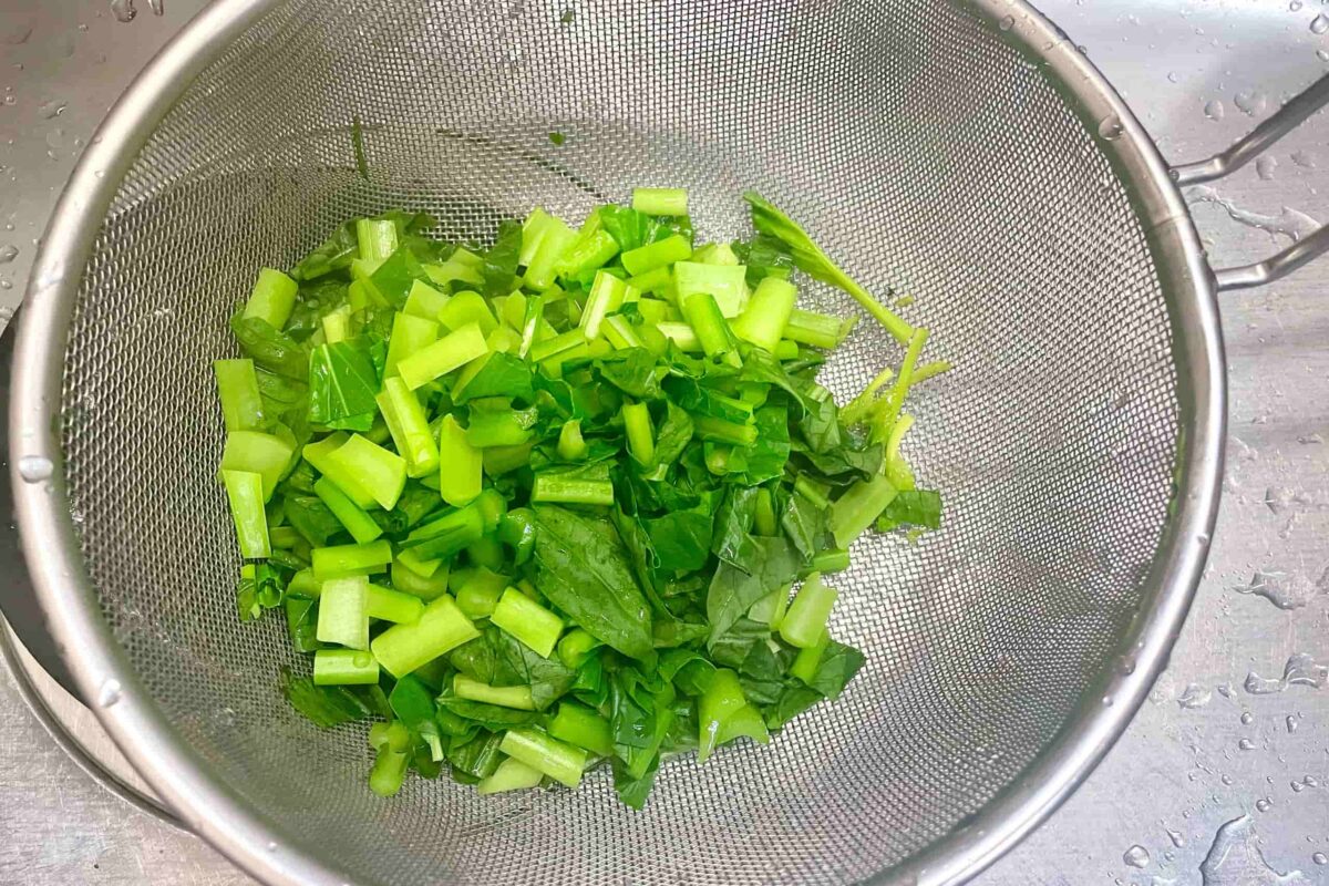 小松菜のわさび漬け