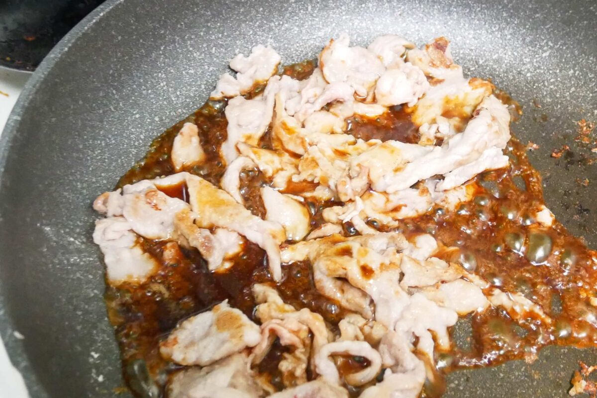 ふわとろ豚玉炒め