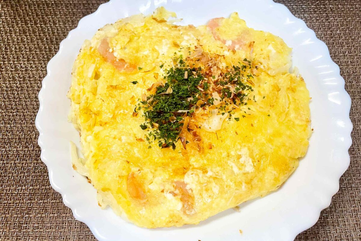 豆腐のお好み焼き