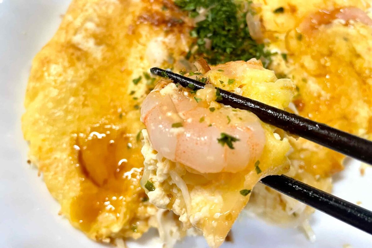 豆腐のお好み焼き