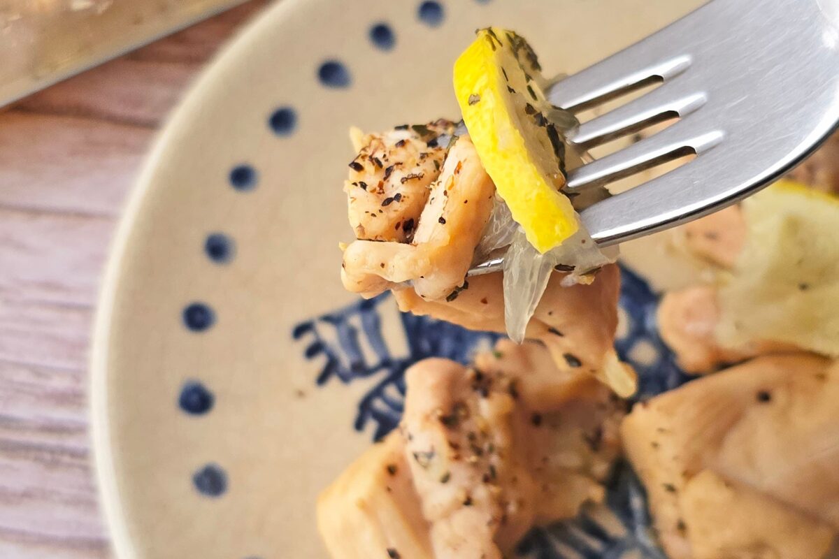 やわらか鶏ももレモンペッパー・実食