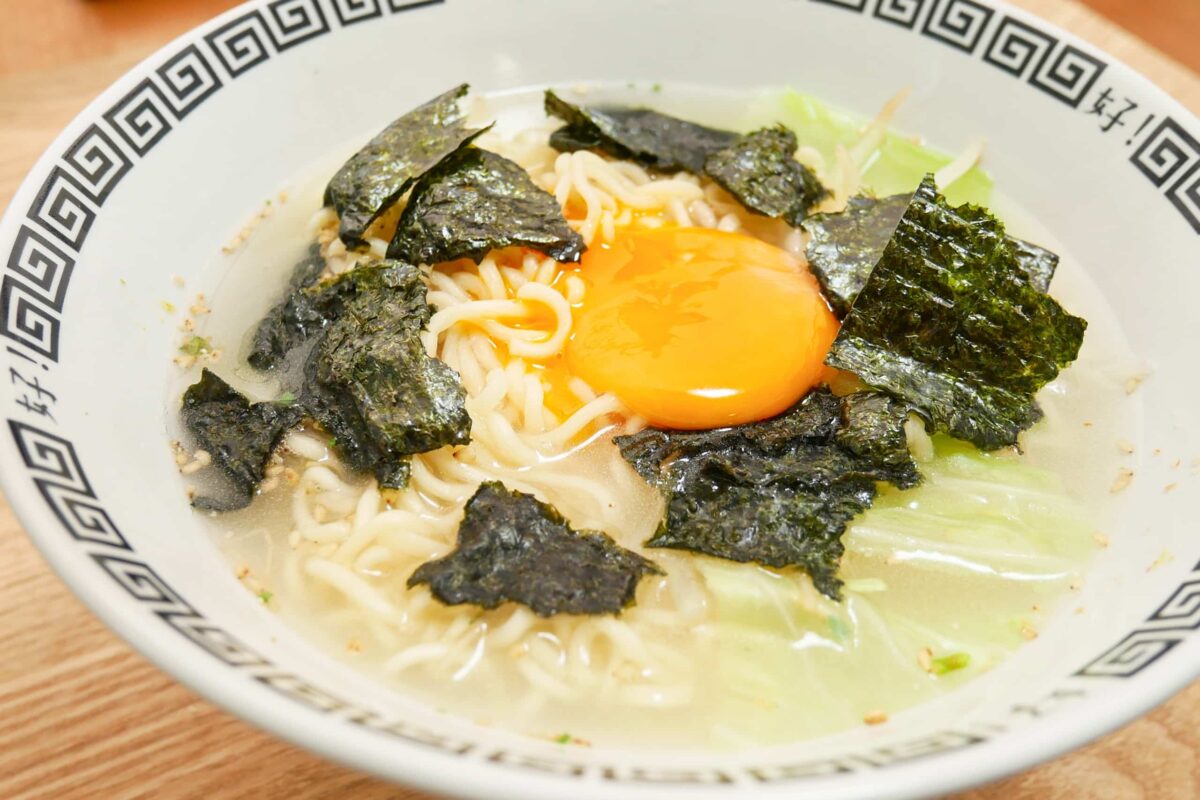 先まぜ!味マシ!塩らーめん