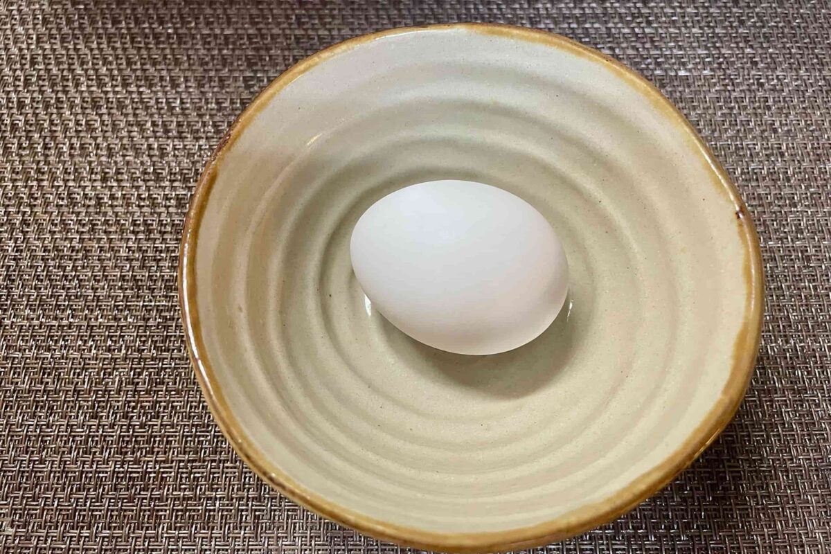 レンチン温泉卵