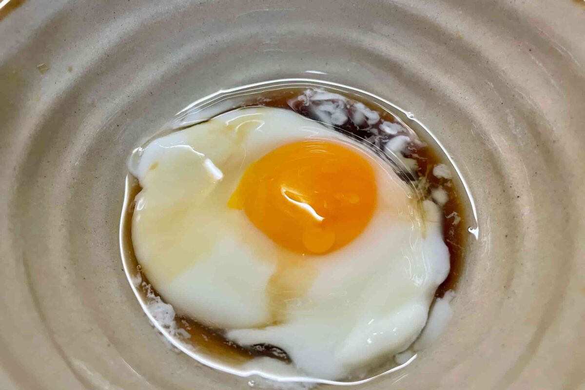 レンチン温泉卵