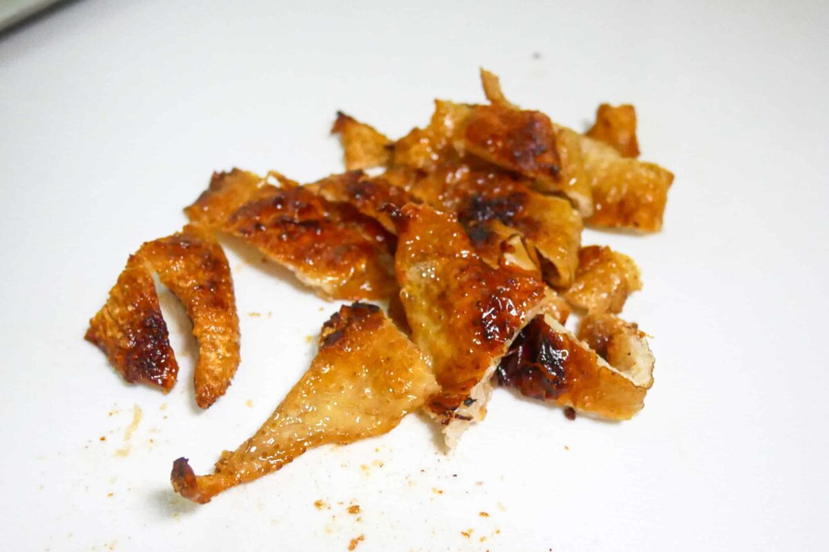 ねぎ塩レモン香る鶏皮パリパリチャーハン