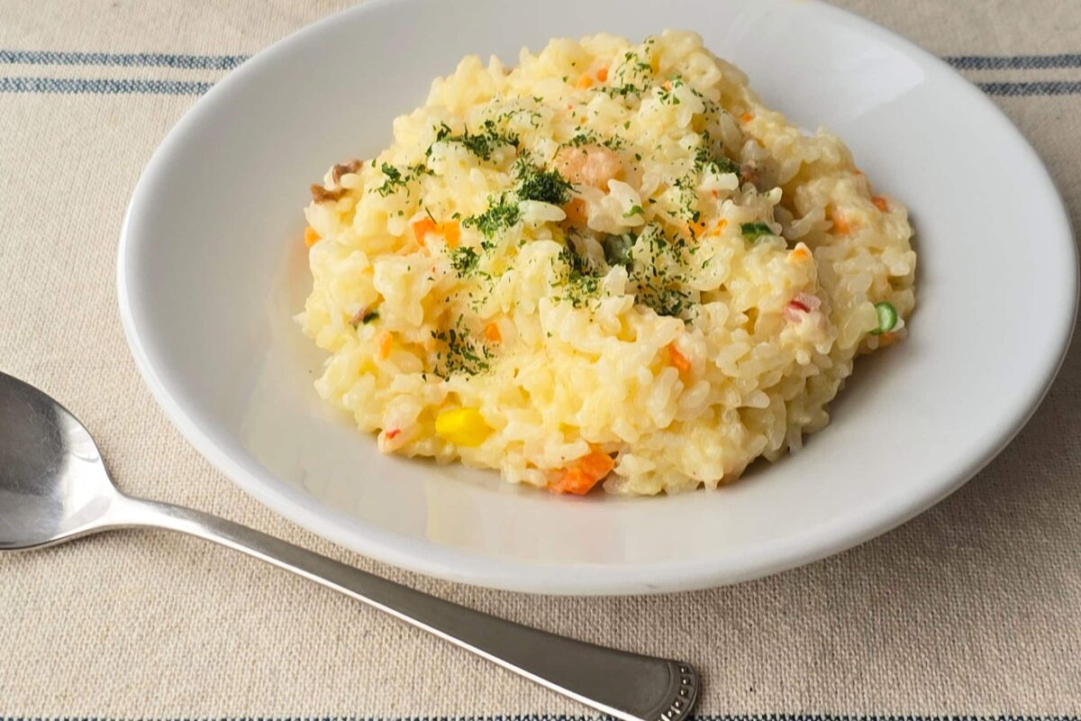 えびピラフリゾット・完成