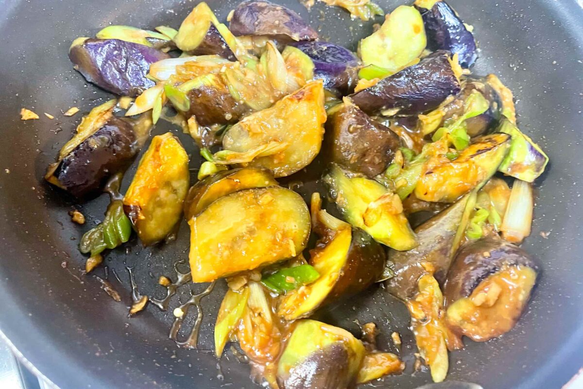 無限なす味噌炒め