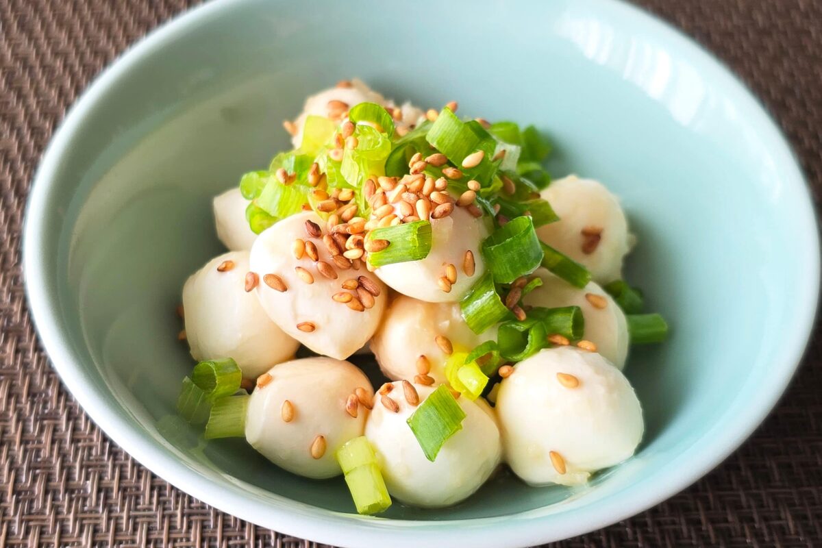 モッツァレラのごま油漬け