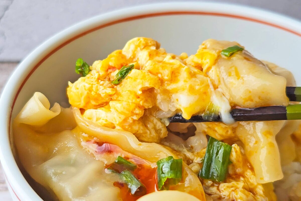 ふわとろギョウ丼・実食