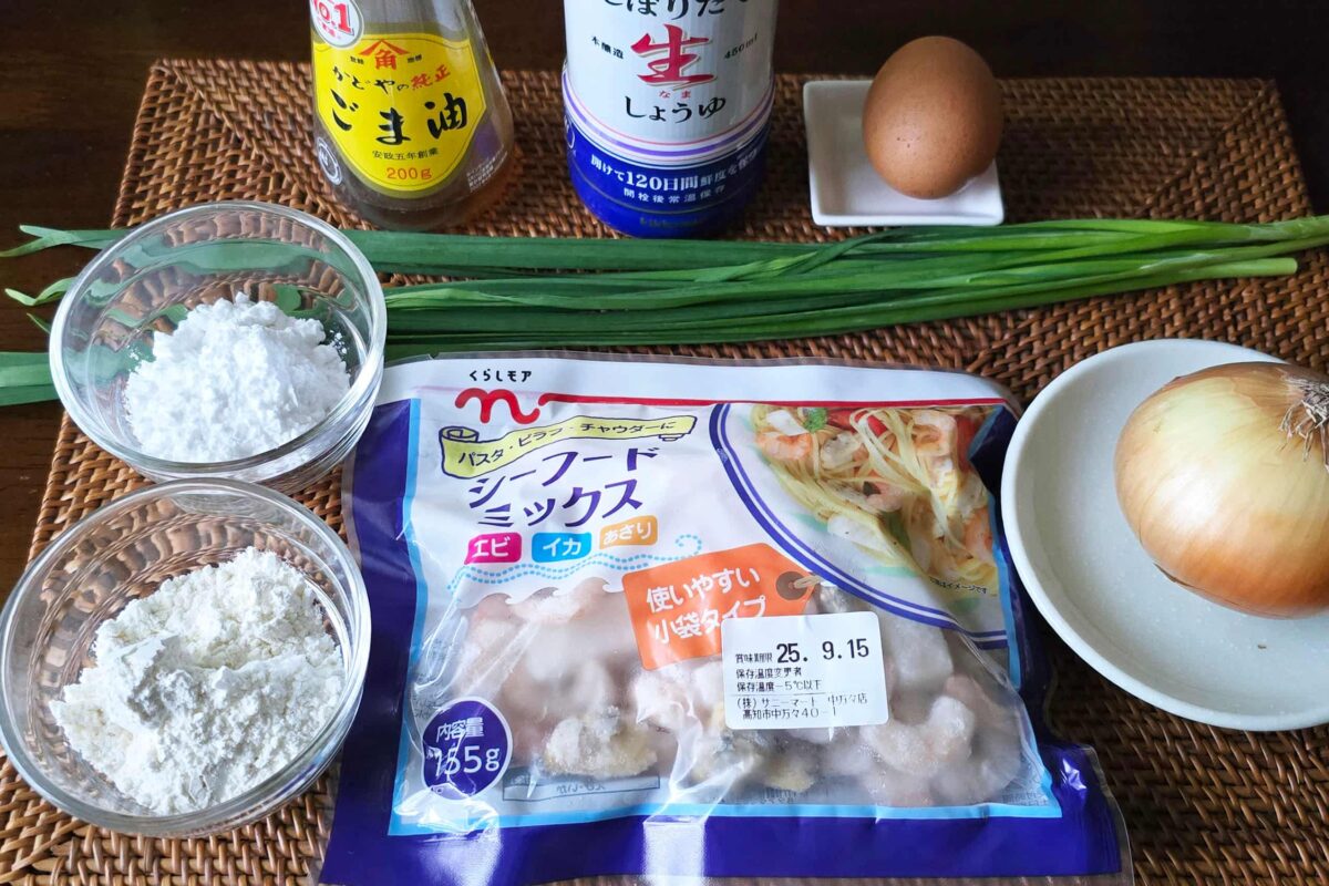 海鮮チヂミ・材料