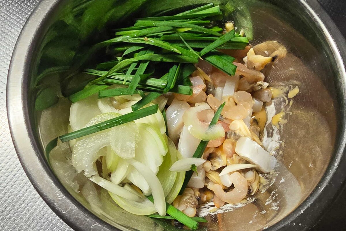 海鮮チヂミ・玉ねぎ