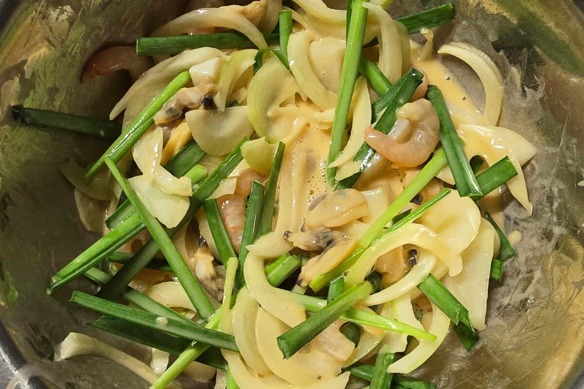 海鮮チヂミ・生地