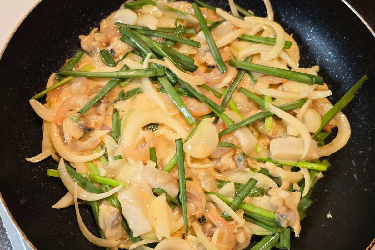 海鮮チヂミ・フライパン