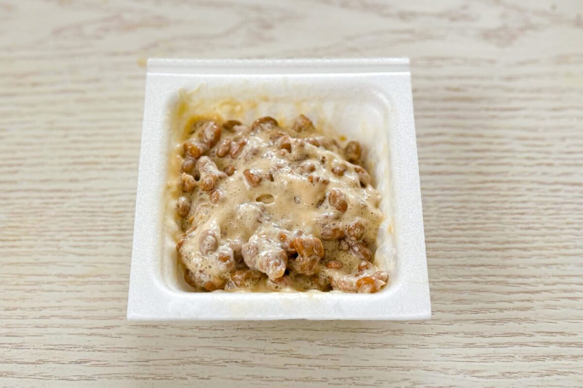 梅納豆マヨパスタ