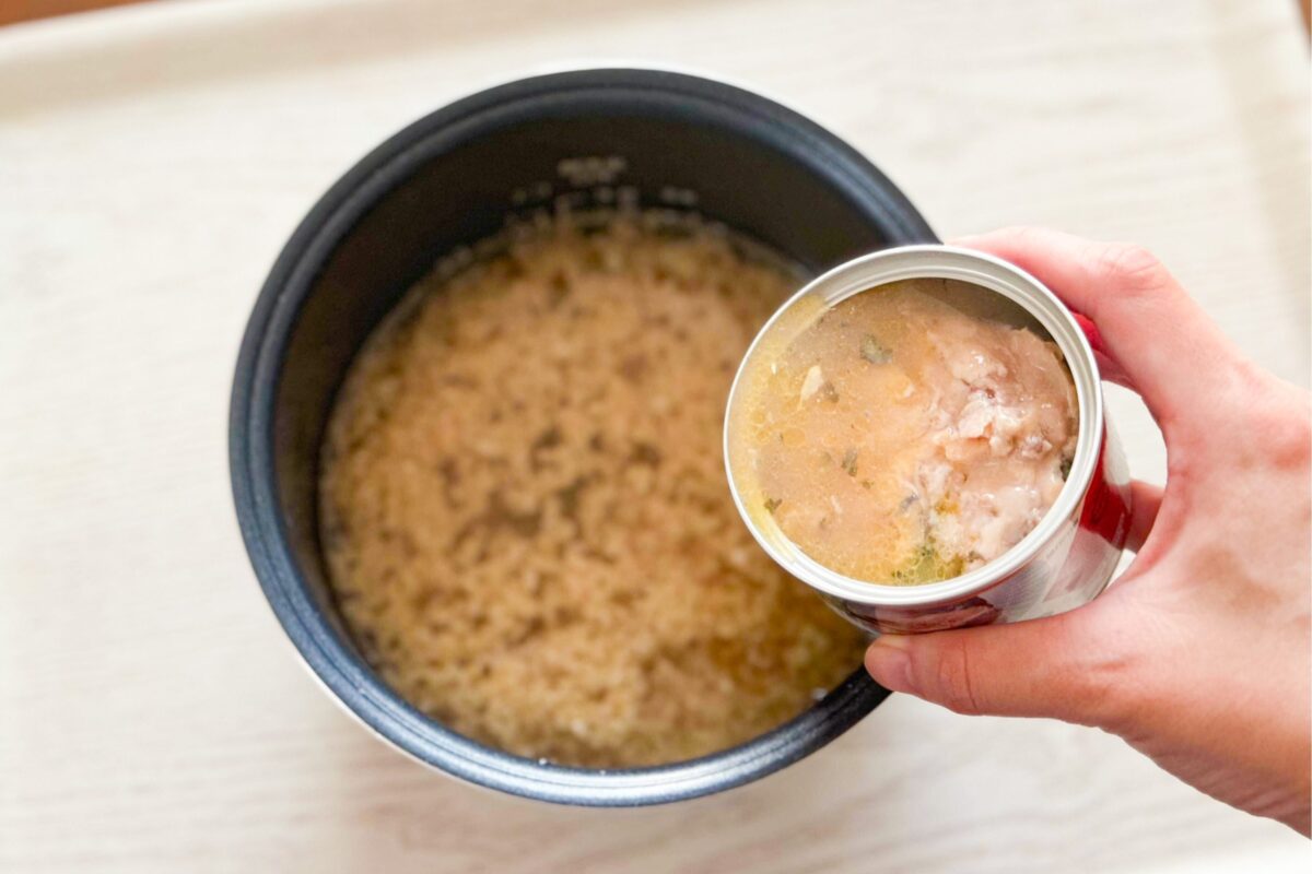 サバの青じそごはん