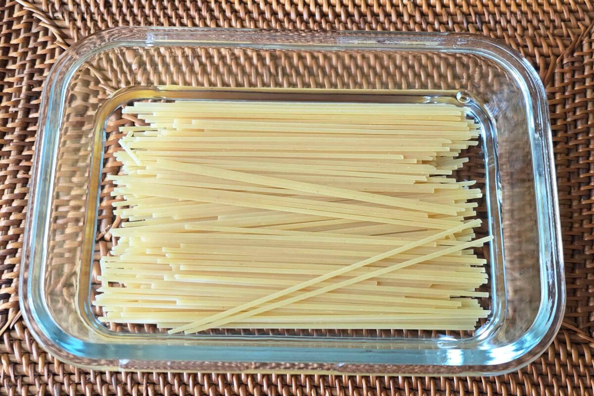 大葉のタコパスタ・パスタ