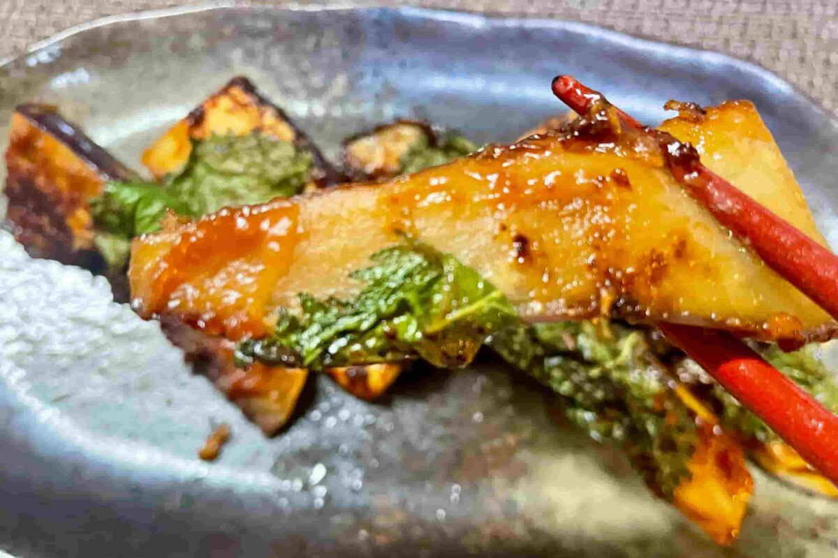 なすのしそ巻き